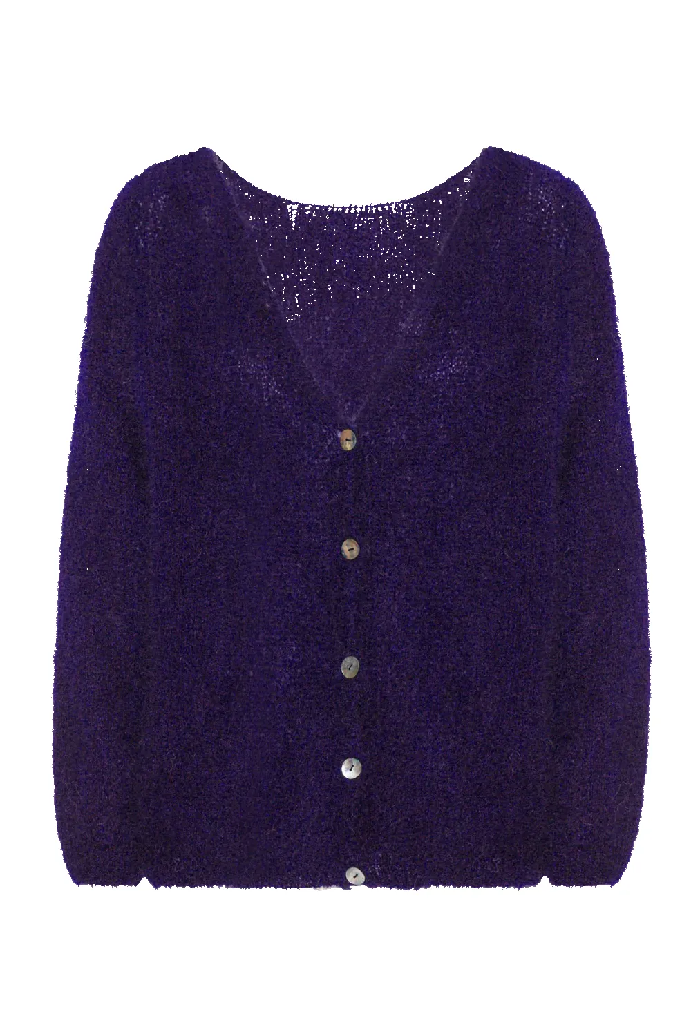 Cornelia LS Cardigan Violet - Sample sold by American Dream