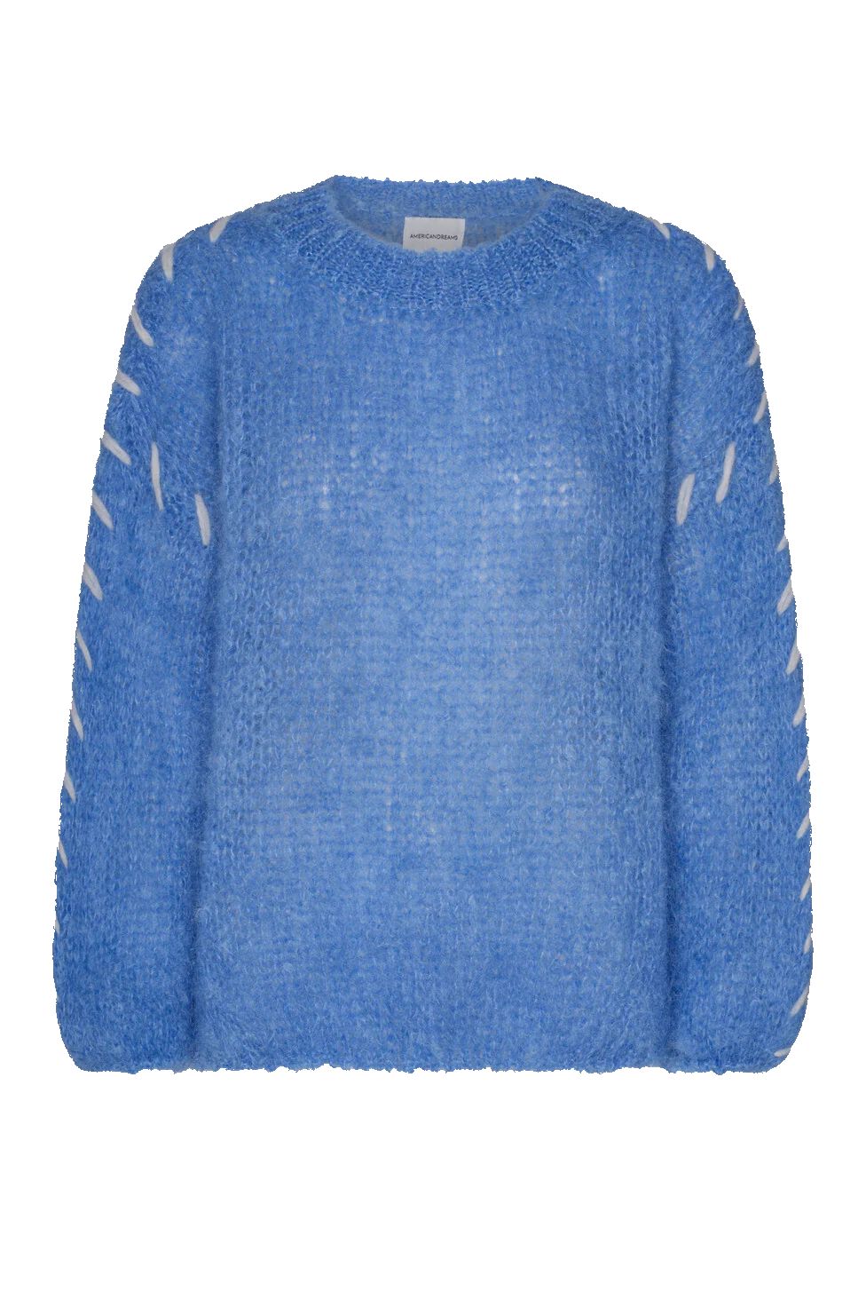 Catia Mohair Stitch Pullover - Sky Blue sold by American Dream