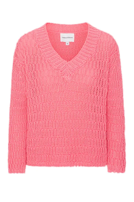 Sui Cotton Pullover Pink made by Americandreams