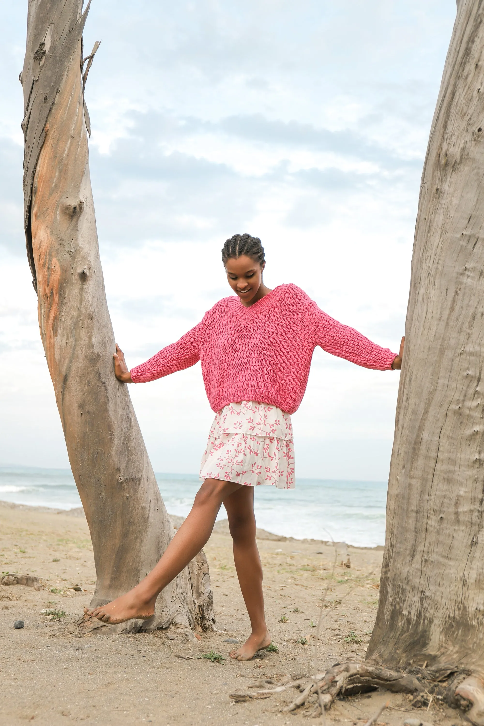 Sui Cotton Pullover Pink sold by Americandreams product image thumbnail 2