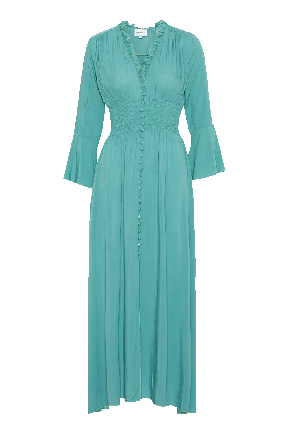 Sally Long Dress Turquoise Solid sold by Americandreams
