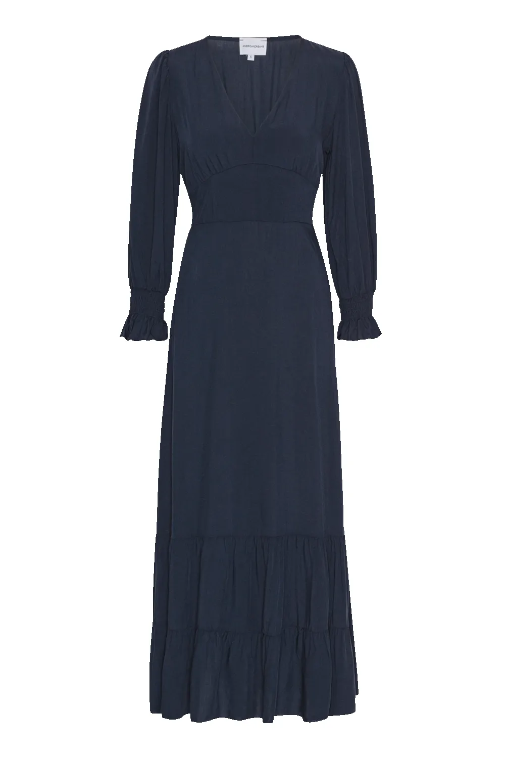 Koko Dress Long Closed Back Navy Blue sold by Americandreams