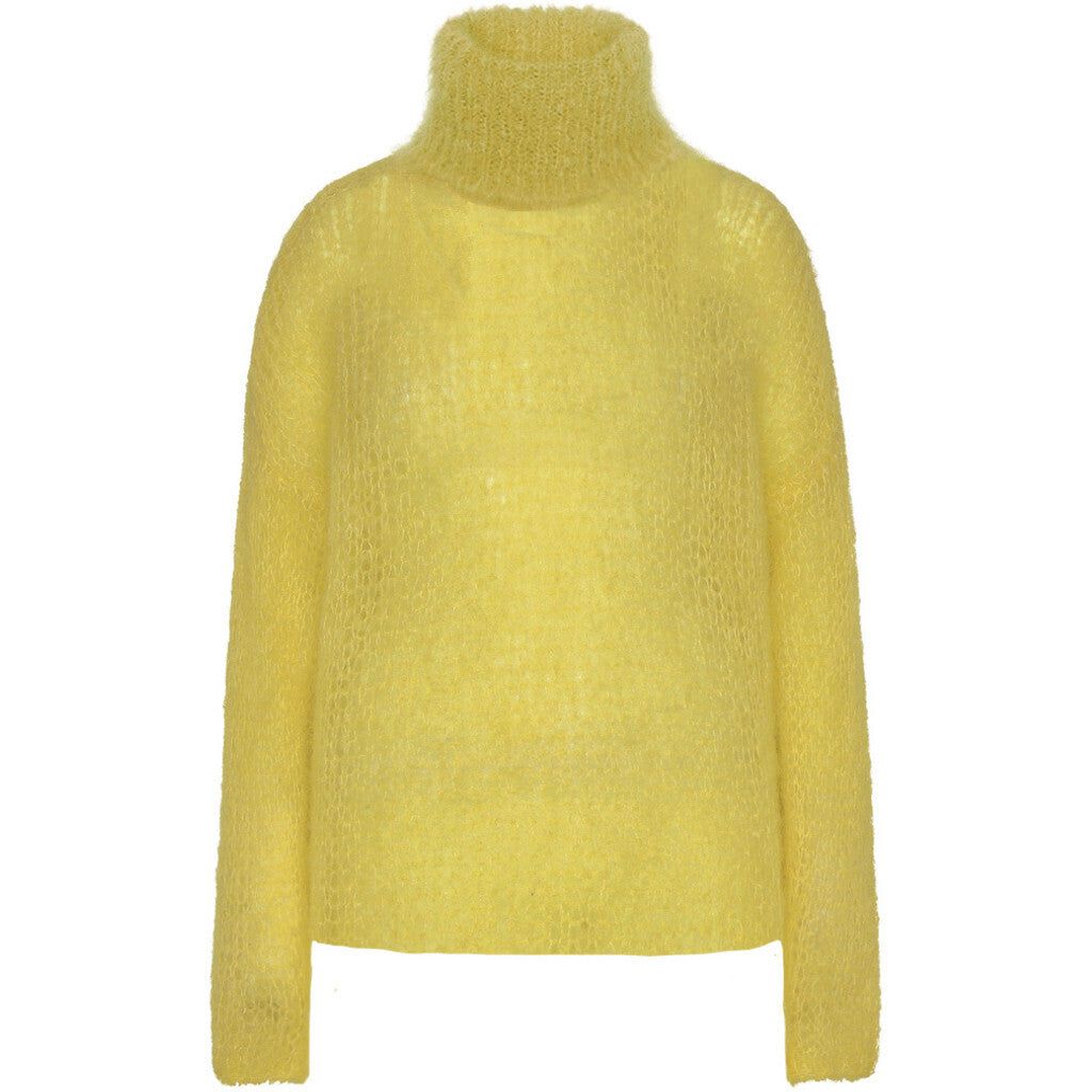 Livia LS Roll Neck Pullover - Yellow sold by American Dream