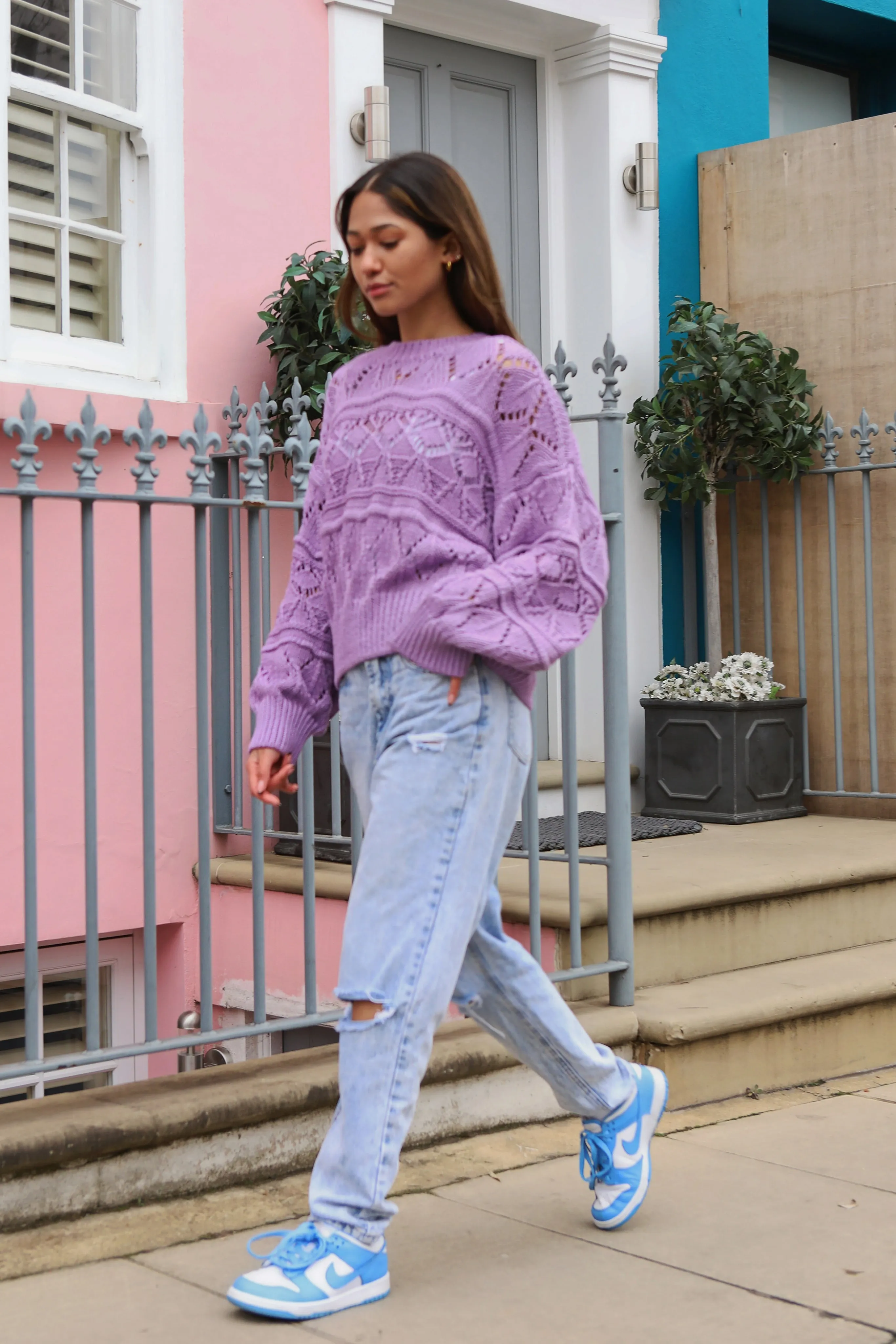 Cassie Cotton Pullover Lilac sold by Americandreams product image thumbnail 3