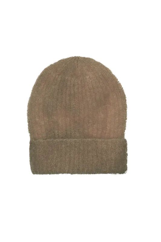 Mila Mohair Beanie Medium Brown sold by Americandreams