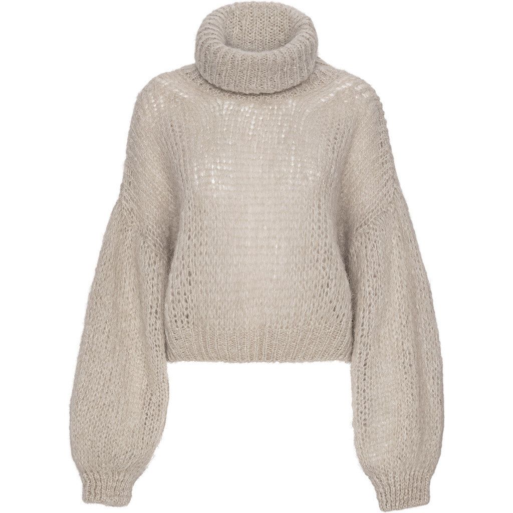 Pepper Roll Neck Cropped - Beige sold by American Dream