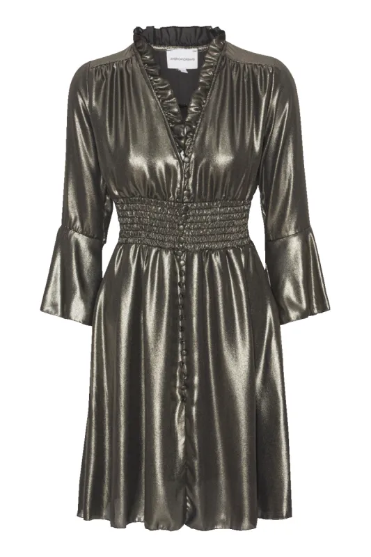 Sally Short Shimmer Dress Black sold by Americandreams
