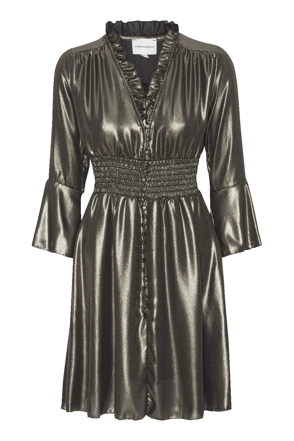 Sally Short Shimmer Dress Black sold by Americandreams