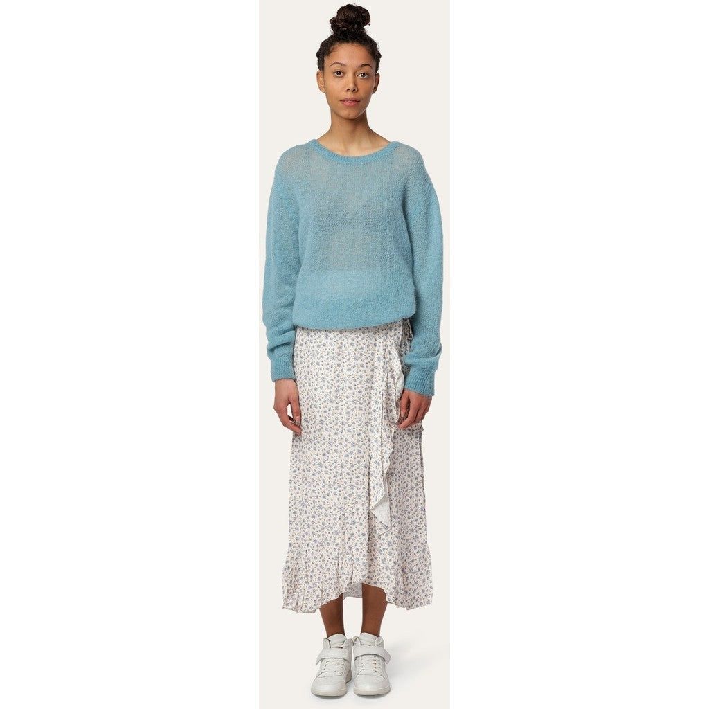 Ulla O Neck Knit Pullover - Turquoise sold by American Dream product image thumbnail 2