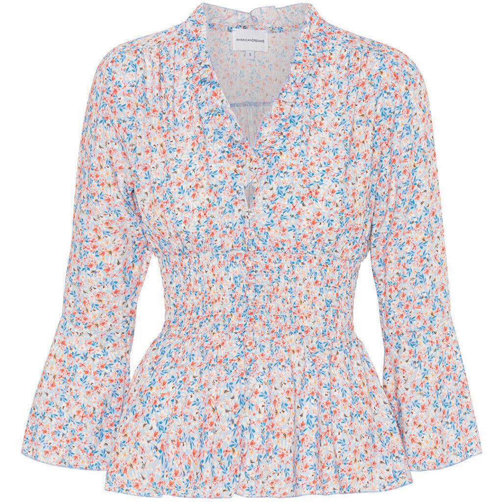 Sally Top - Blue Flower sold by American Dream