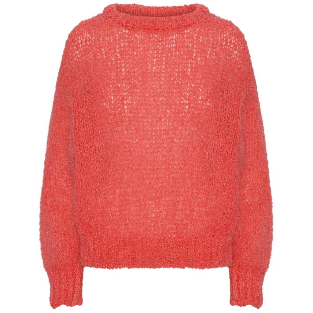 Leonnie Alpaca Pullover - Coral Red sold by American Dream