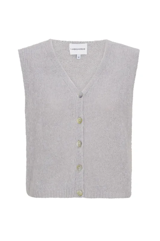 Telma Vest Light Grey sold by Americandreams