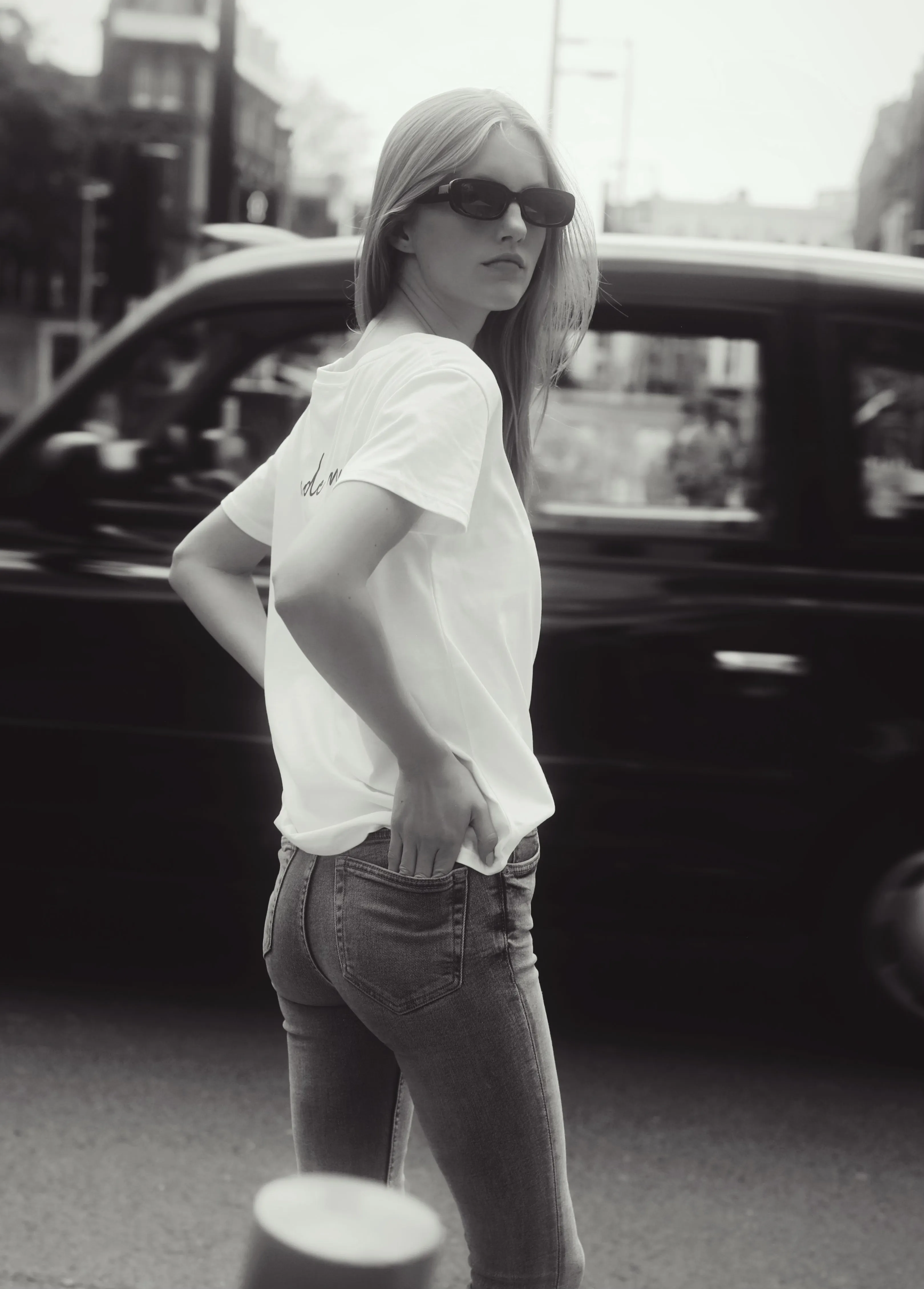 T-shirt White Made in Italy Back Black Letters sold by American Dream product image thumbnail 4