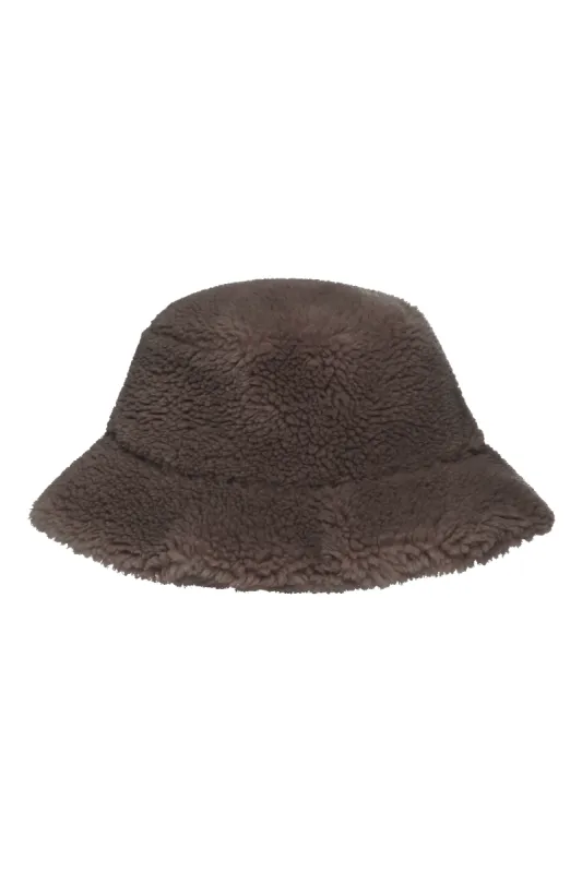 Maya Wool Bucket Hat Chocolate Brown sold by American Dream