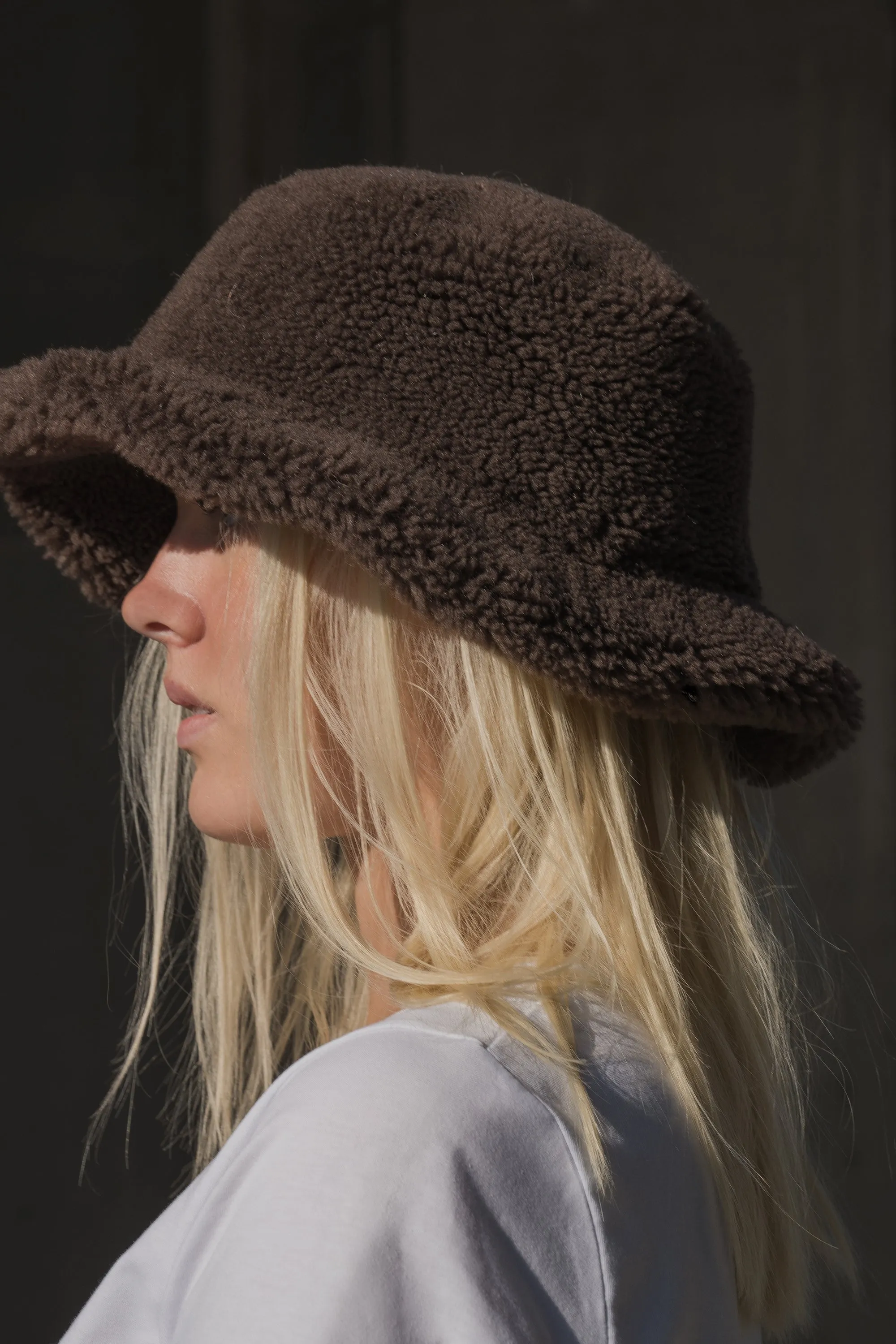 Maya Wool Bucket Hat Chocolate Brown sold by American Dream product image thumbnail 3