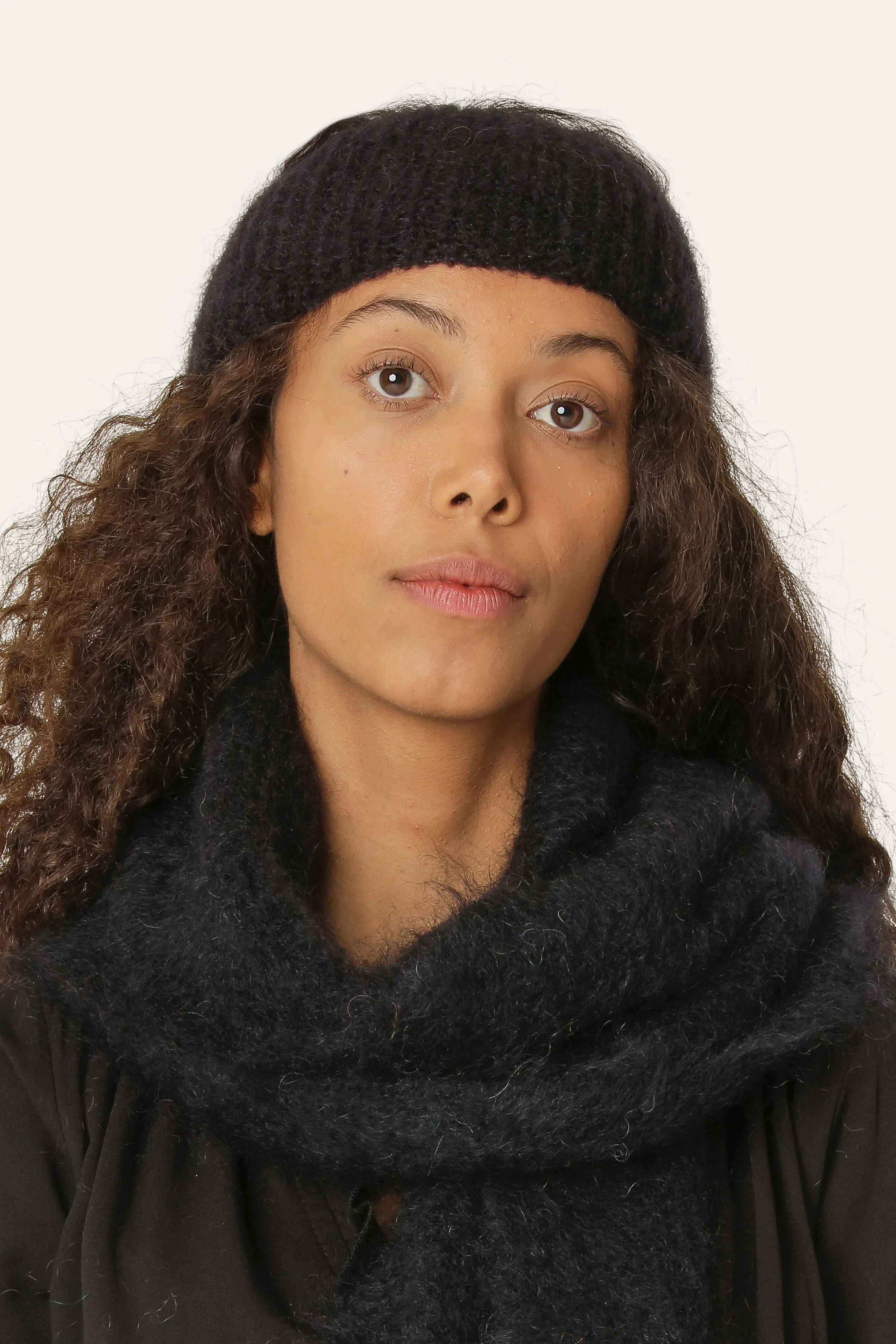 Nola Mohair Headband Black sold by Americandreams product image thumbnail 2