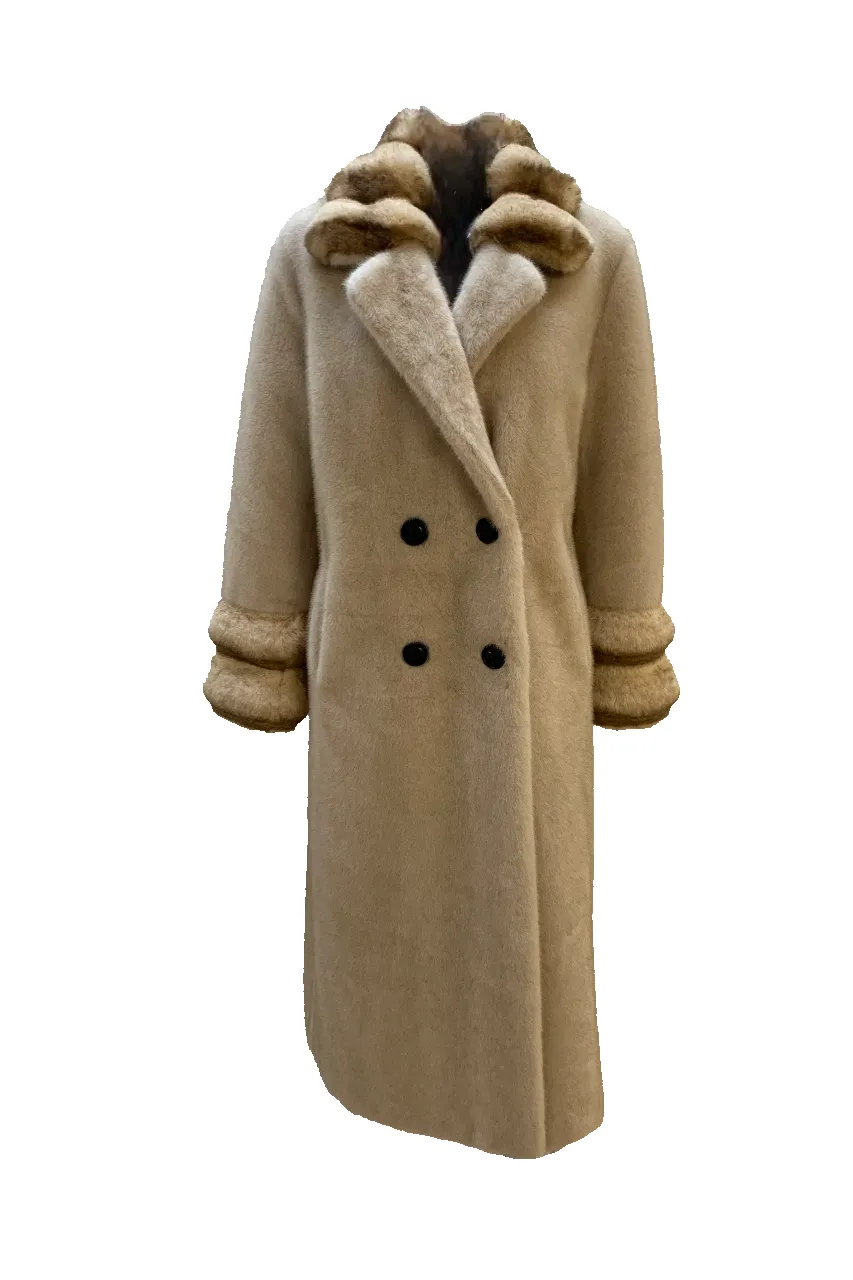 Diana Faux Fur Beige - Sample sold by Americandreams