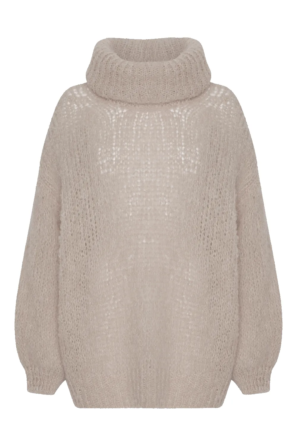 Pepper Roll Neck Alpaca Pullover Beige sold by Americandreams