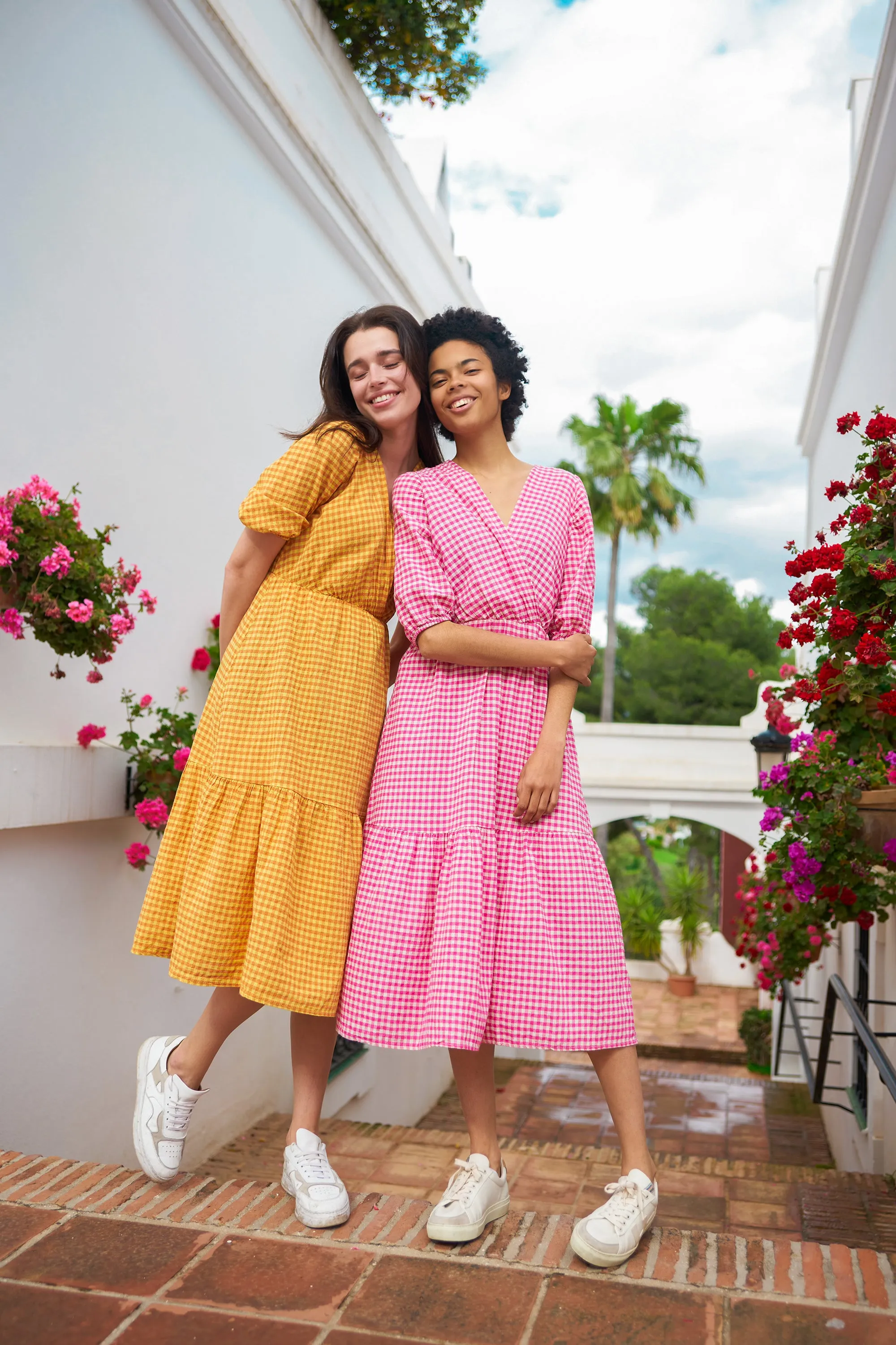 Nikita Half Sleeve Dress Yellow Check sold by Americandreams product image thumbnail 2