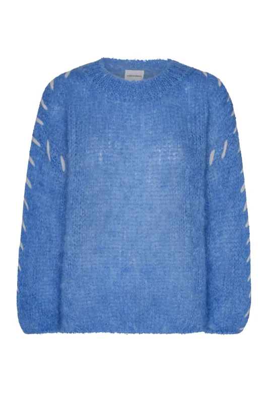 Catia Mohair Stitch Pullover Sky Blue sold by Americandreams