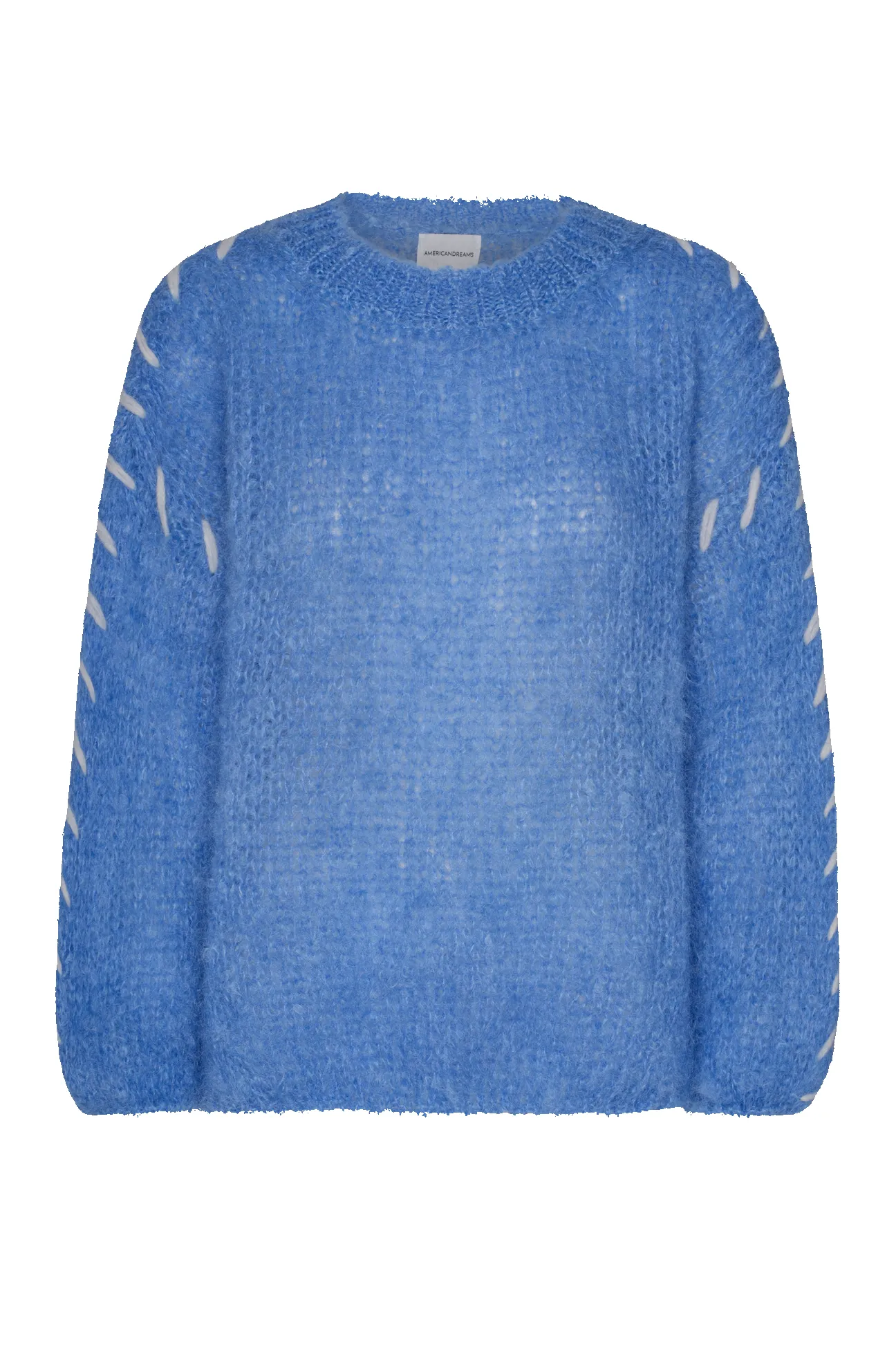 Catia Mohair Stitch Pullover Sky Blue sold by Americandreams