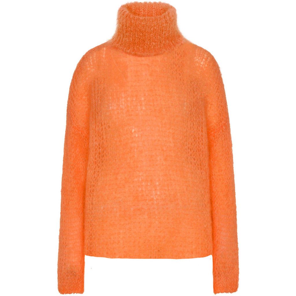 Livia LS Roll Neck Pullover - Orange sold by American Dream