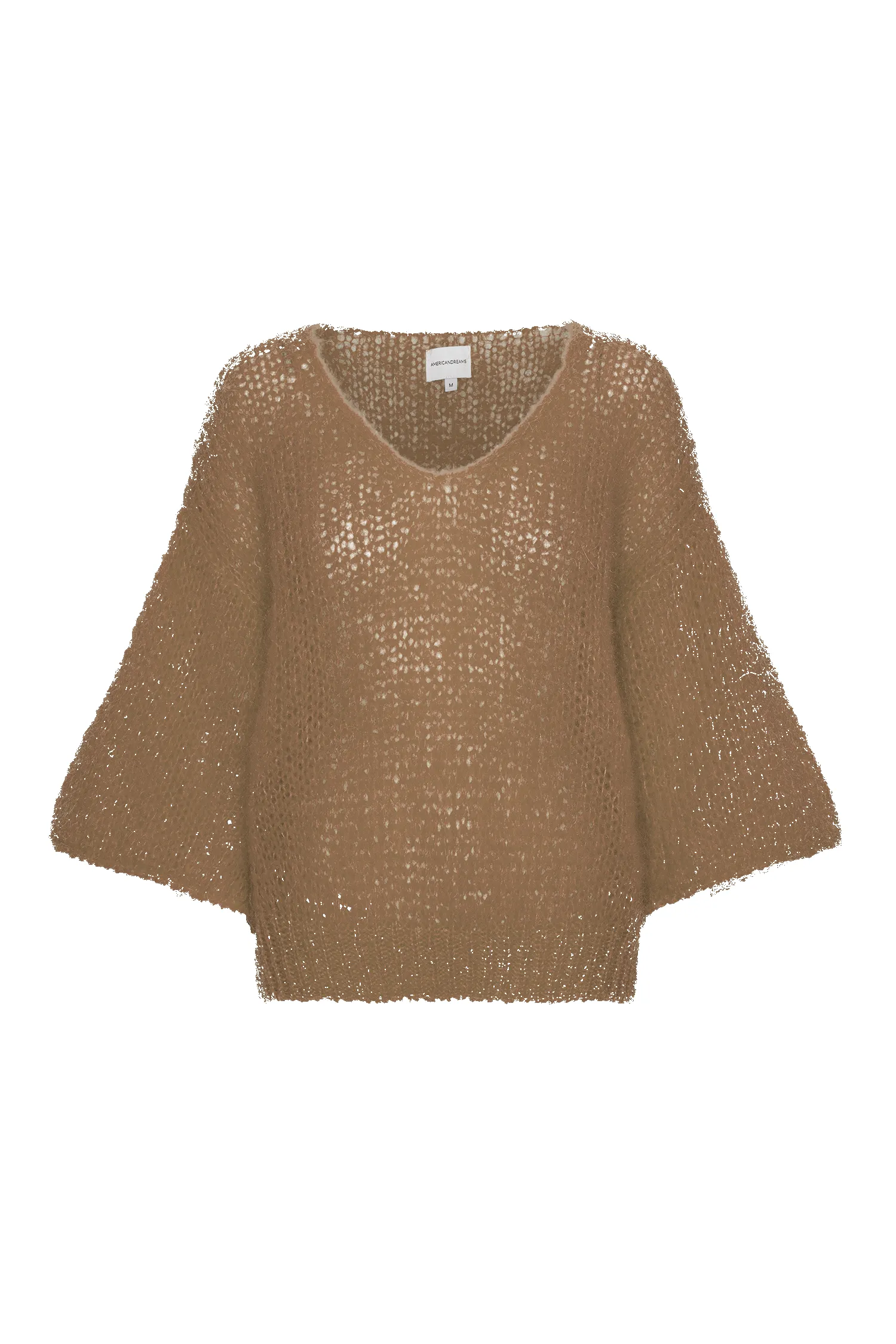 Miranda Shortsleeve Pullover Medium Brown sold by Americandreams