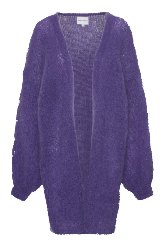 Lee Midi Cardigan Violet sold by Americandreams
