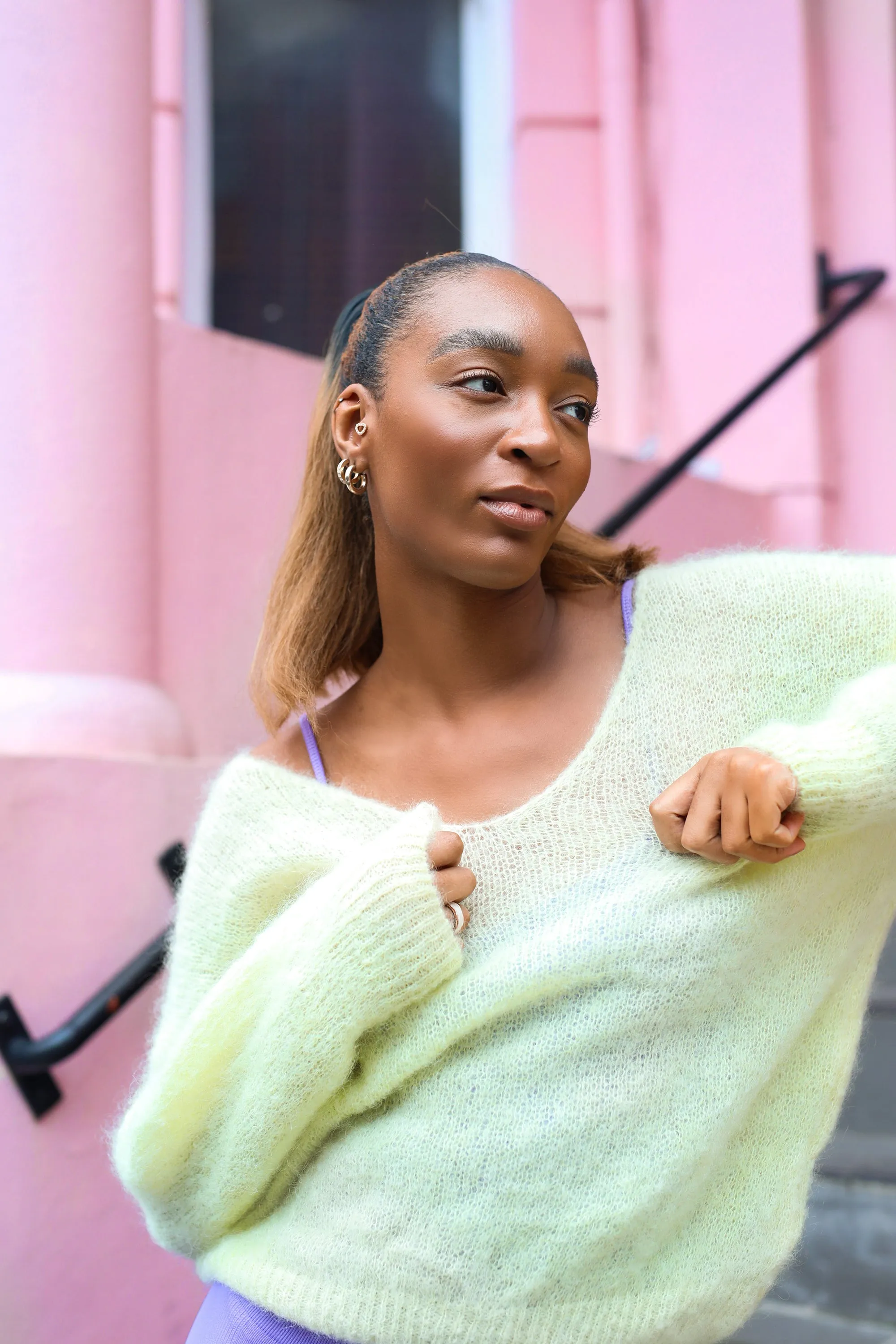 Carly Pullover Light Yellow sold by Americandreams product image thumbnail 4