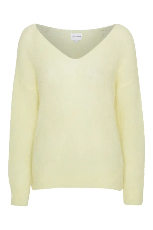Carly Pullover Light Yellow made by Americandreams