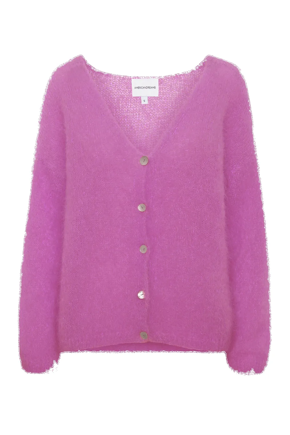 Cornelia LS Cardigan Pearly Purple sold by Americandreams
