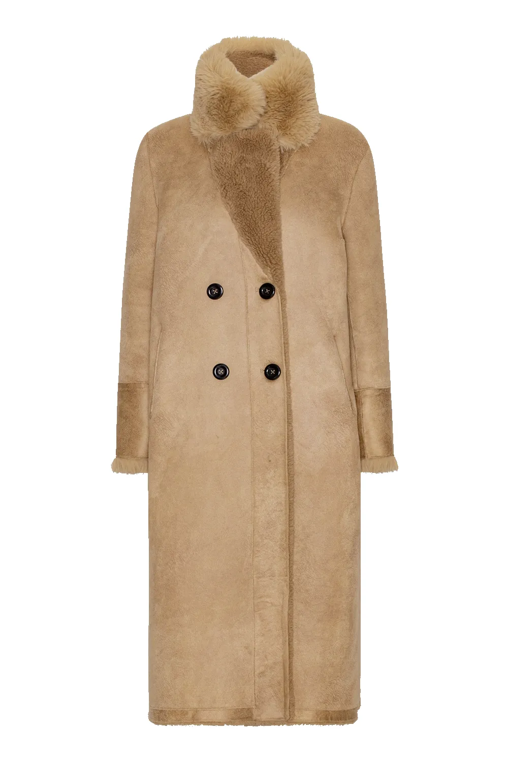 Leona Wool Coat Long Light Brown sold by Americandreams product image thumbnail 2