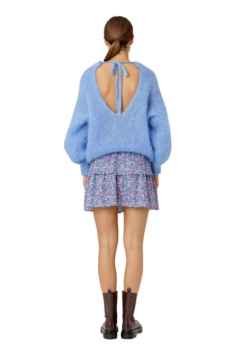 Toga Back Tie Mohair Pullover Sky Blue sold by American Dream product image thumbnail 4