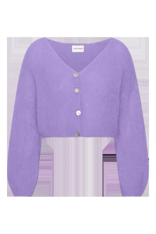 Cornelia Cropped Cardigan Lilac sold by American Dream