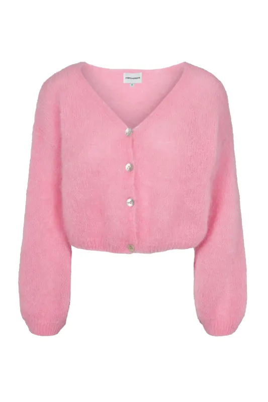 Cornelia Cropped Cardigan Soft Berry sold by Americandreams