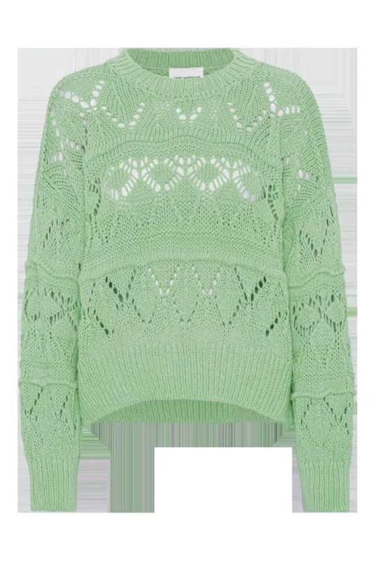 Cassie Cotton Pullover Light Green sold by American Dream