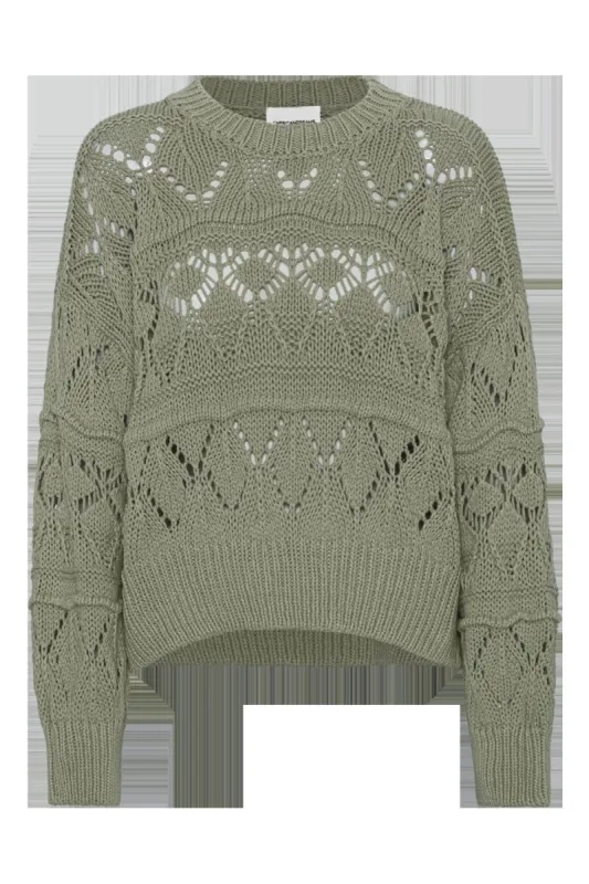 Cassie Cotton Pullover Dusty Green sold by American Dream