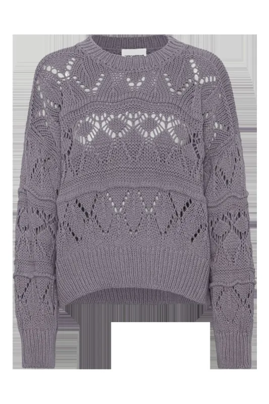 Cassie Cotton Pullover Graphite sold by American Dream
