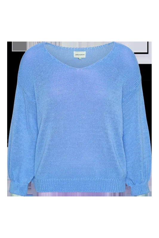 Milana LS Light Cotton Knit Sky Blue sold by American Dream