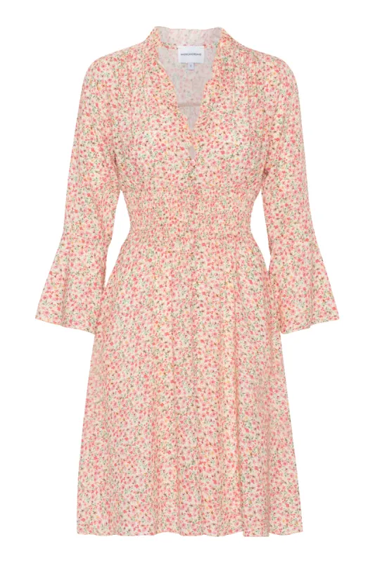 Sally Short Dress Light Pink Flower sold by Americandreams