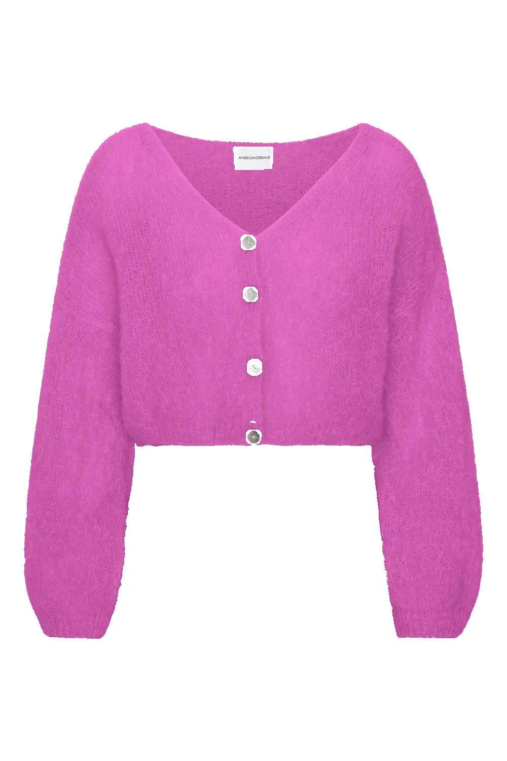 Cornelia Cropped Cardigan Pearly Purple sold by Americandreams