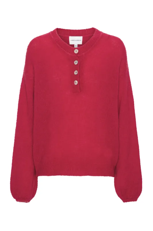 Zelma Pullover Lipstick Red sold by Americandreams