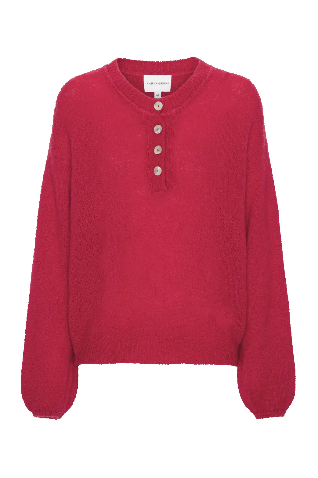 Zelma Pullover Lipstick Red sold by Americandreams