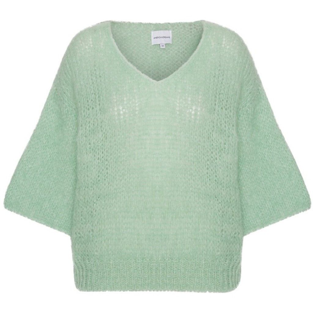 Miranda Shortsleeve Pullover - Mint Green sold by American Dream