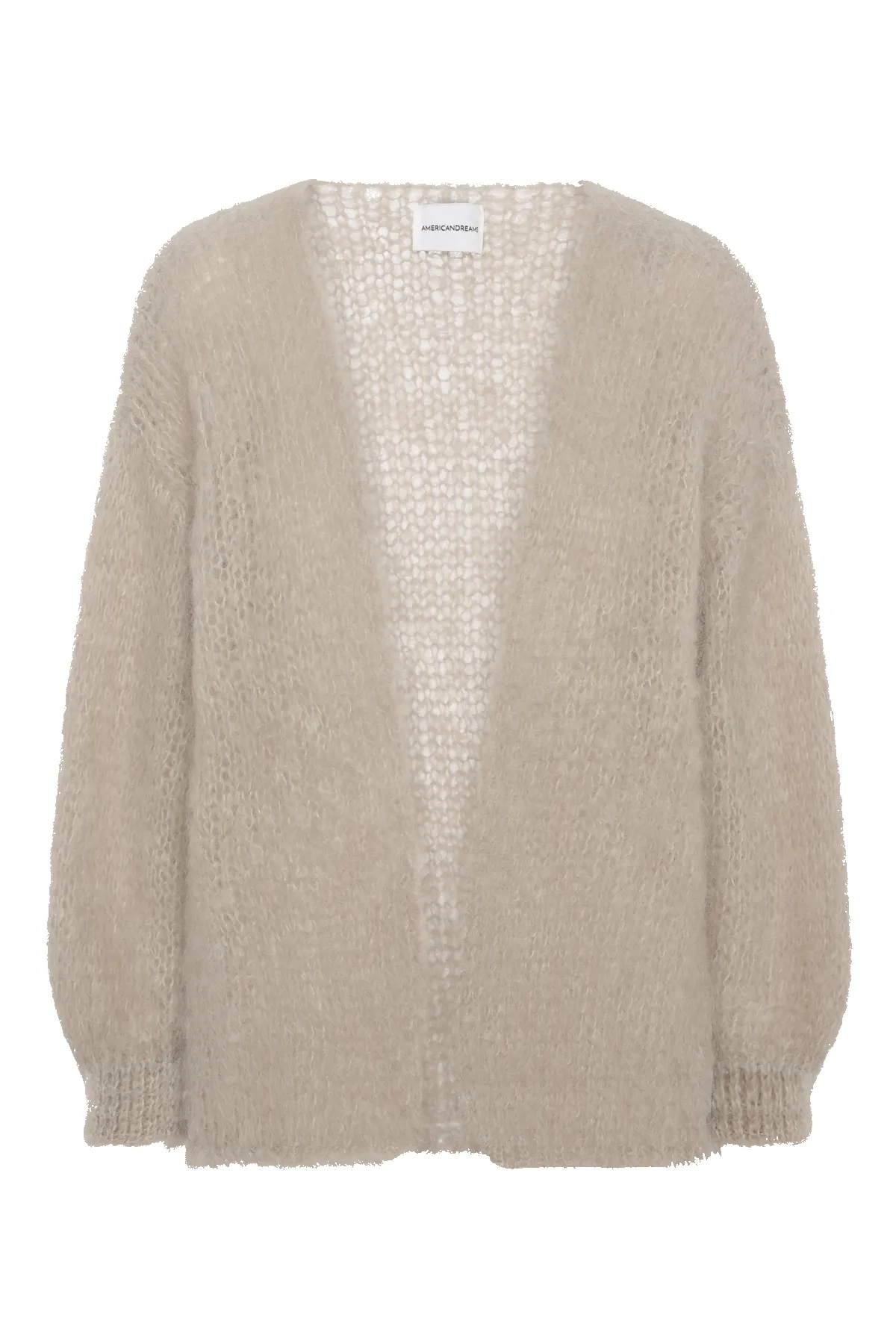 Olivia Mohair Cardigan Without Lurex Beige sold by Americandreams