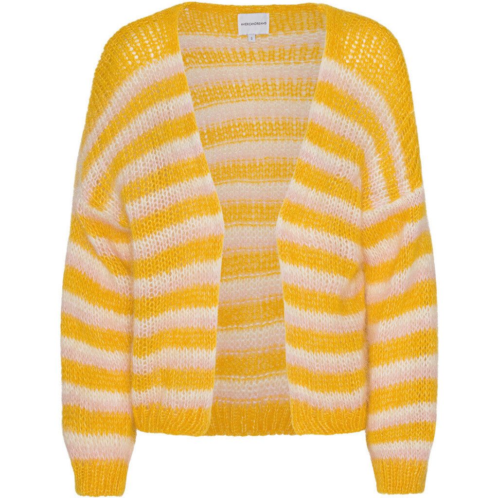 Ramona Cardigan - Yellow Striped sold by American Dream
