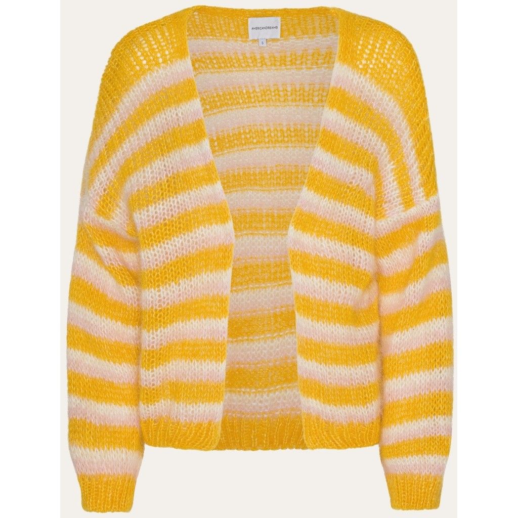 Ramona Cardigan - Yellow Striped sold by American Dream product image thumbnail 2