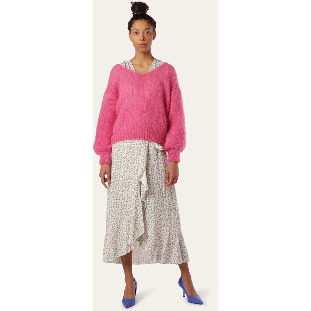 Milly Wrap Dress Long - Blue Flower sold by American Dream product image thumbnail 3