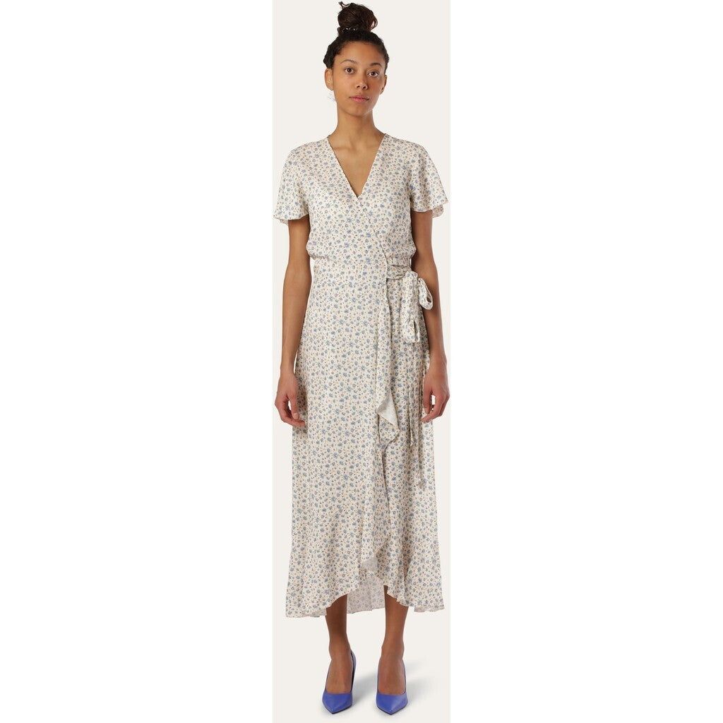 Milly Wrap Dress Long - Blue Flower sold by American Dream product image thumbnail 2
