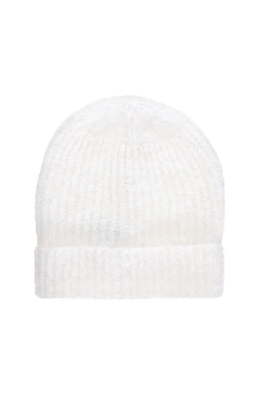 Mila Alpaca Beanie White sold by American Dream